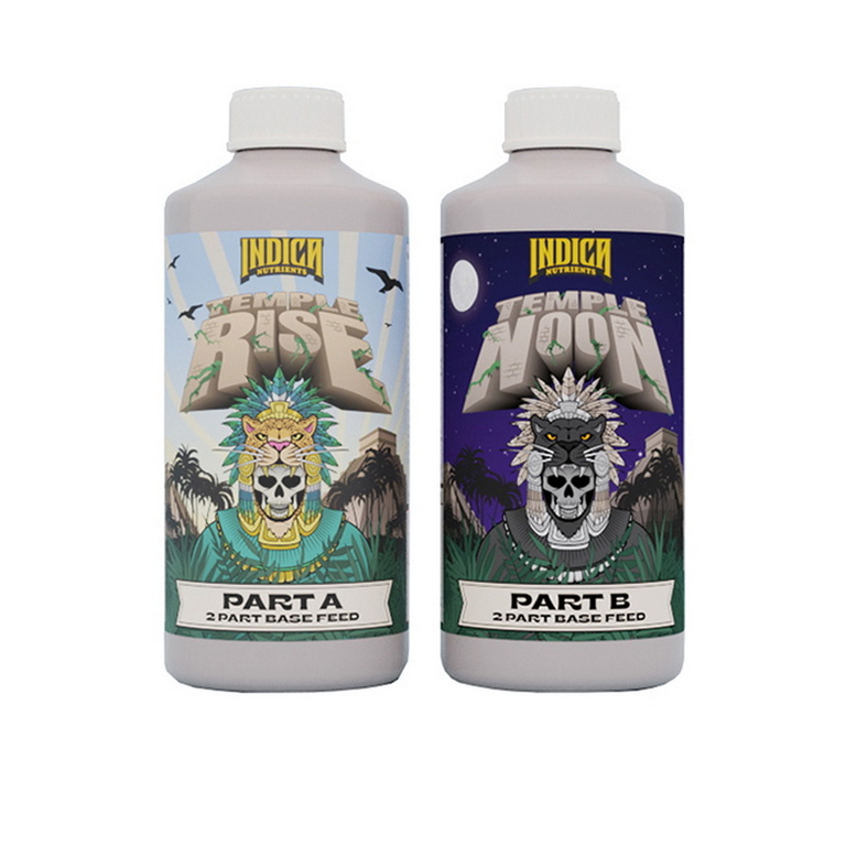 Двухкомпанентные удобрения Temple Rise A.Temple Noon B Ind. Nutrients 1 л