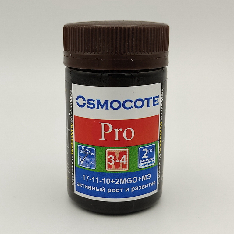 Osmocote Pro 3-4 мес NPK 17-11-10+2MGO+МЭ 50 мл/70 г