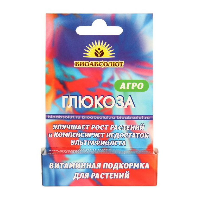 Витаминная подкормка для растений АГРО ГЛЮКОЗА 5 г